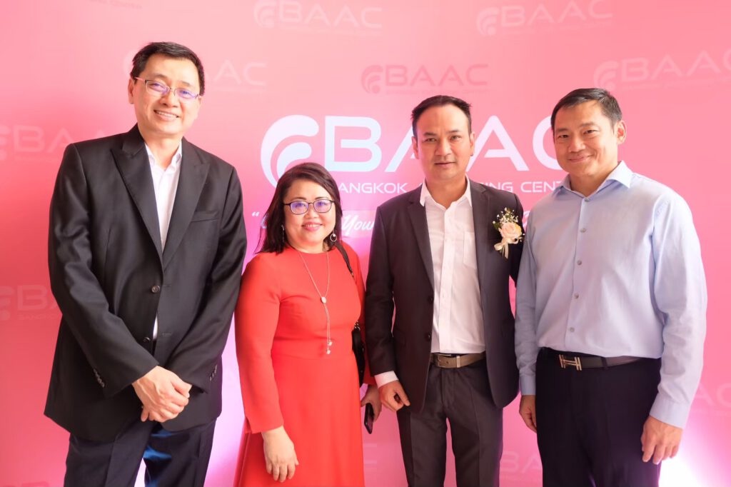 Ms. May (Low Giin Lan) with the BAAC leadership team