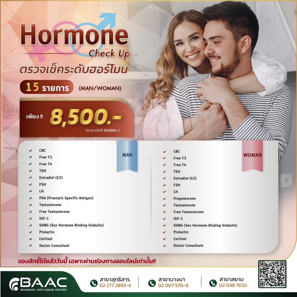 Hormone Check-Up programme at BAAC – promotional poster
